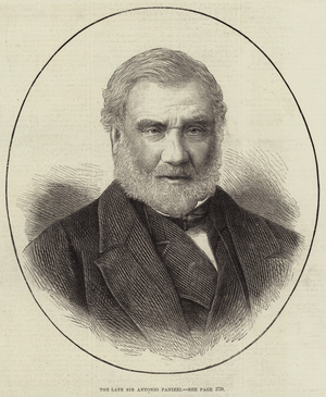 The Late Sir Antonio Panizzi (engraving)