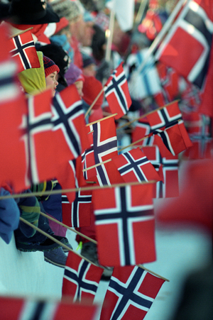 Lillehammer. Olympics 1994. Cross -country skiing, 5km classic, women ..., 1994 (photo)