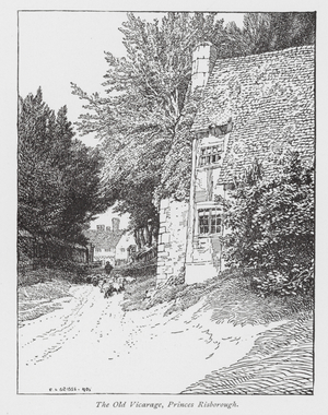 The Old Vicarage, Princes Risborough (litho)