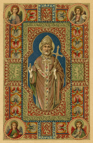 S Ignatius Patriarcha (colour litho)