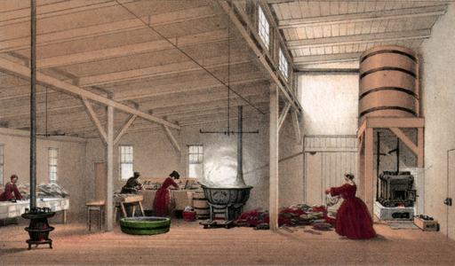 Hospital laundry, 1862
