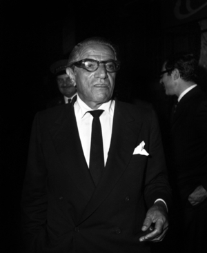 Aristote Onassis at Maxim's Restaurant, Paris, 7 June 1971 (photo)