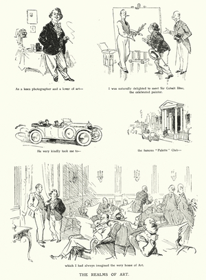 Cartoon by Frank Reynolds (colour litho)