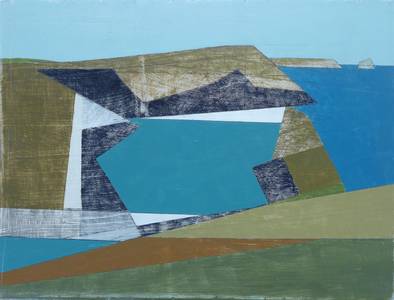 Harbour Cliff, 2014 (acrylic on plywood)