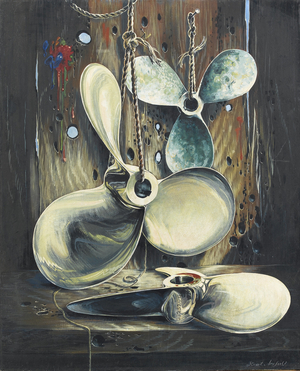 Props, c.1951 (egg tempera on panel)