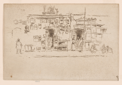 Bird-Cages, Chelsea, c.1886-88 (etching; ink on paper)