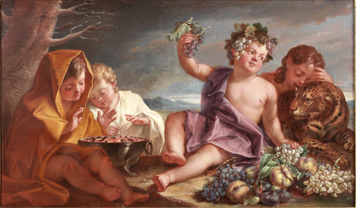Autumn and Winter (oil on canvas)
