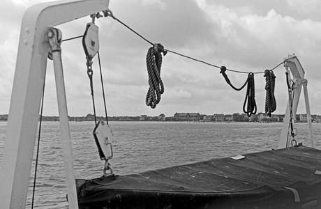 On board of a ship in the North Sea, Germany 1960s