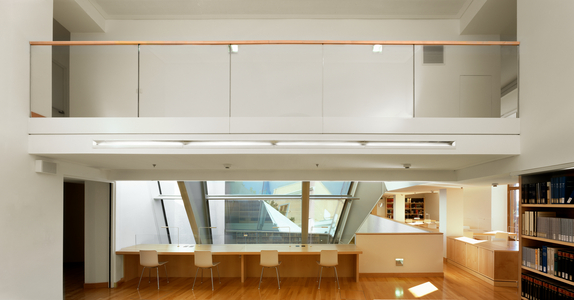 Contemporary architecture: New areas of the library - The new Hertzian Library, Rome, Italy