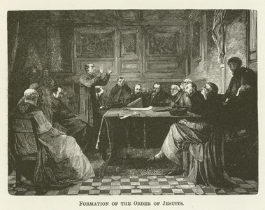 Formation of the Order of Jesuits (engraving)