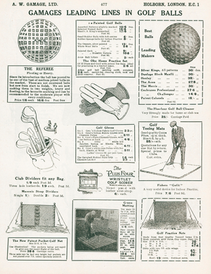 Page from Gamage's General Catalogue (96th edition), c.1927 (litho)