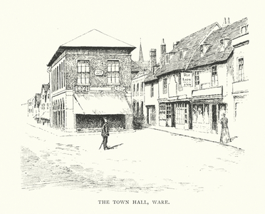 The Town Hall, Ware (litho)
