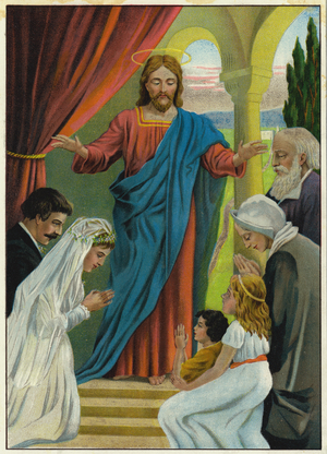 The love of Jesus (colour litho)