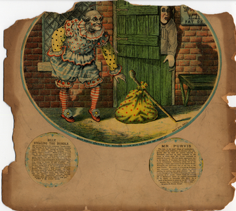 Billy Purvis Stealing the Bundle (colour litho)