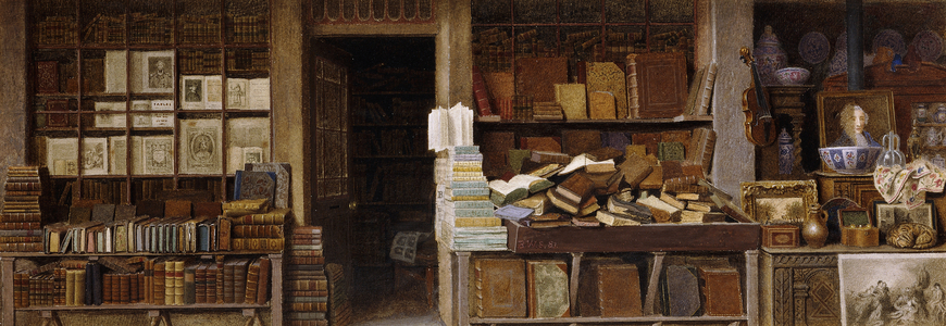 A Bit of London Town, 1881 (pencil and watercolour heightened with bodycolour)