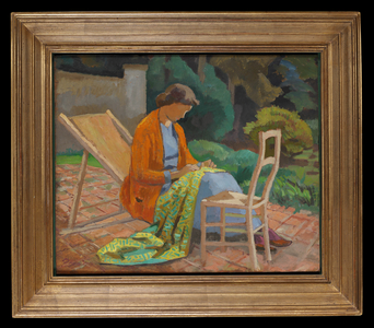 Summer in the Garden, 1911 (Oil on panel)