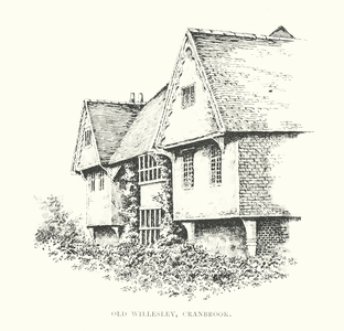 Old Willesley, Cranbrook (litho)