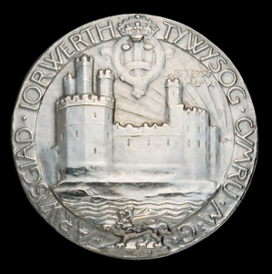 Investiture of Prince of Wales, 1911 (silver electrotype)