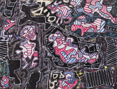 La vie pastorale II, 1964, Jean Dubuffet (painting)