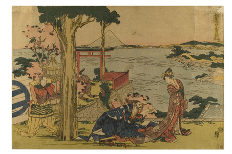 Kanadehon Chushingura. Act 1 (Sho-dan), 1806 (woodblock print on paper)