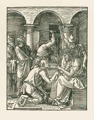 Christ being crowned with thorns, c.1509 (woodcut)