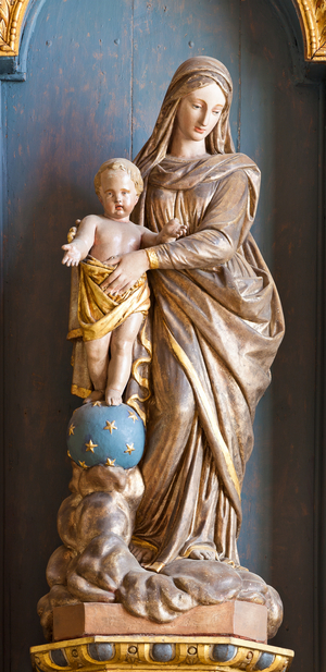 Saint-Pol de Léon (Finistère), Saint-Paul-Aurélien cathedral / Mont-Carmel altarpiece (photo)