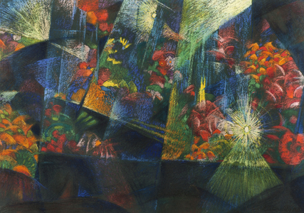 Vetrina di fioraio, 1915