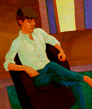 David, 1989 (casein)