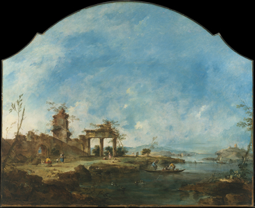 Fantastic Landscape, c.1765 (oil on canvas)