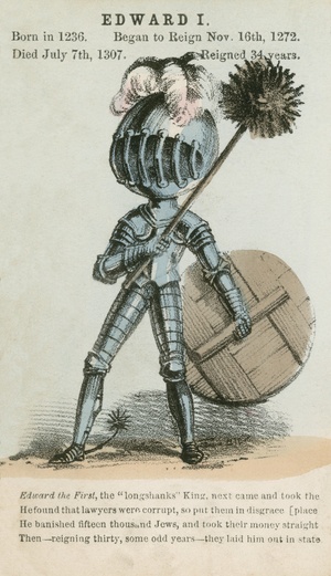 King Edward I (aquatint)