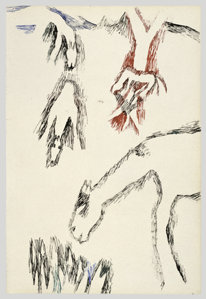 Modern Horses, 1940 (ink on paper)
