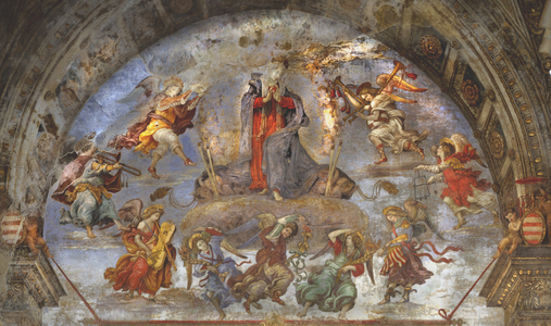 The Assumption, Carafa Chapel, Santa Maria sopra Minerva, Rome, 1488-93 (fresco)
