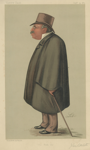 Mr John Corlett (colour litho)