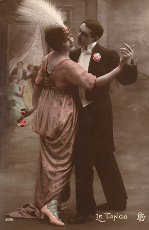 Le Tango (coloured photo)