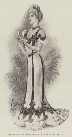 Modish Combination of Black and White (litho)