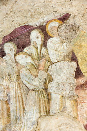 Thr Order of Disciplini, detail, 1485 (fresco)