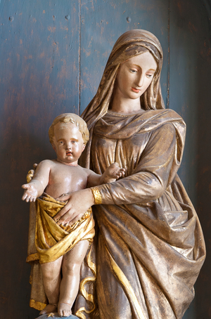 Saint-Pol de Léon (Finistère), Saint-Paul-Aurélien cathedral / Mont-Carmel altarpiece (photo)