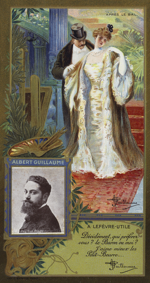 Albert Guillaume, French painter and caricaturist (chromolitho)