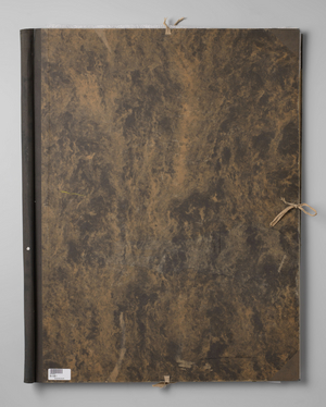 Folder with documents and fragments belonging to Malle Babbe, 1930-1940 (oil on canvas)