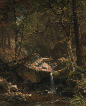 Mountain Brook, 1863 (oil on canvas)