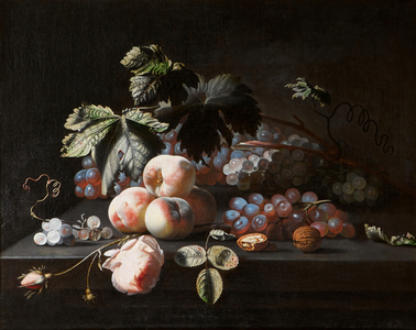 A Still Life of Fruit (oil on canvas)