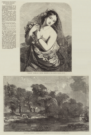 Exhibition of the Society of British Artists (engraving)