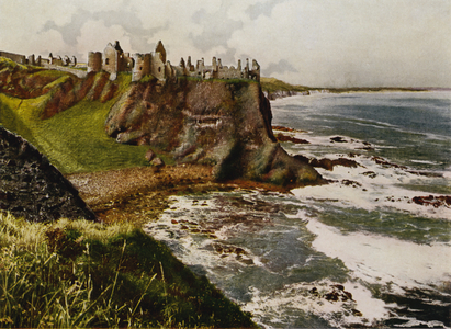 Dunluce Castle, County Antrim (colour photo)