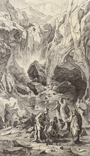 Odysseus in Hades (engraving)