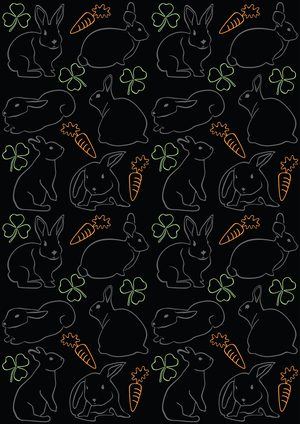 Night Bunnies, 2019 (digital)