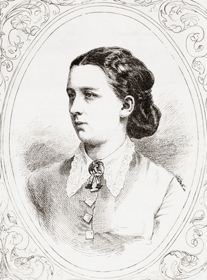 Marie of Hohenzollern-Sigmaringen, from L'Univers Illustre pub. 1867