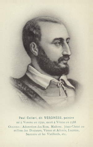 Paolo Veronese, Italian painter (litho)