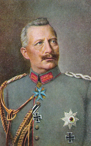 Kaiser Wilhelm II, 1915 (colour litho)