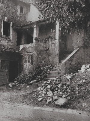 In The Valley of the Paglia (b/w photo)