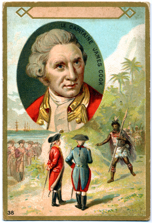 James Cook in Tahiti (c.1768-1771), early 20th century